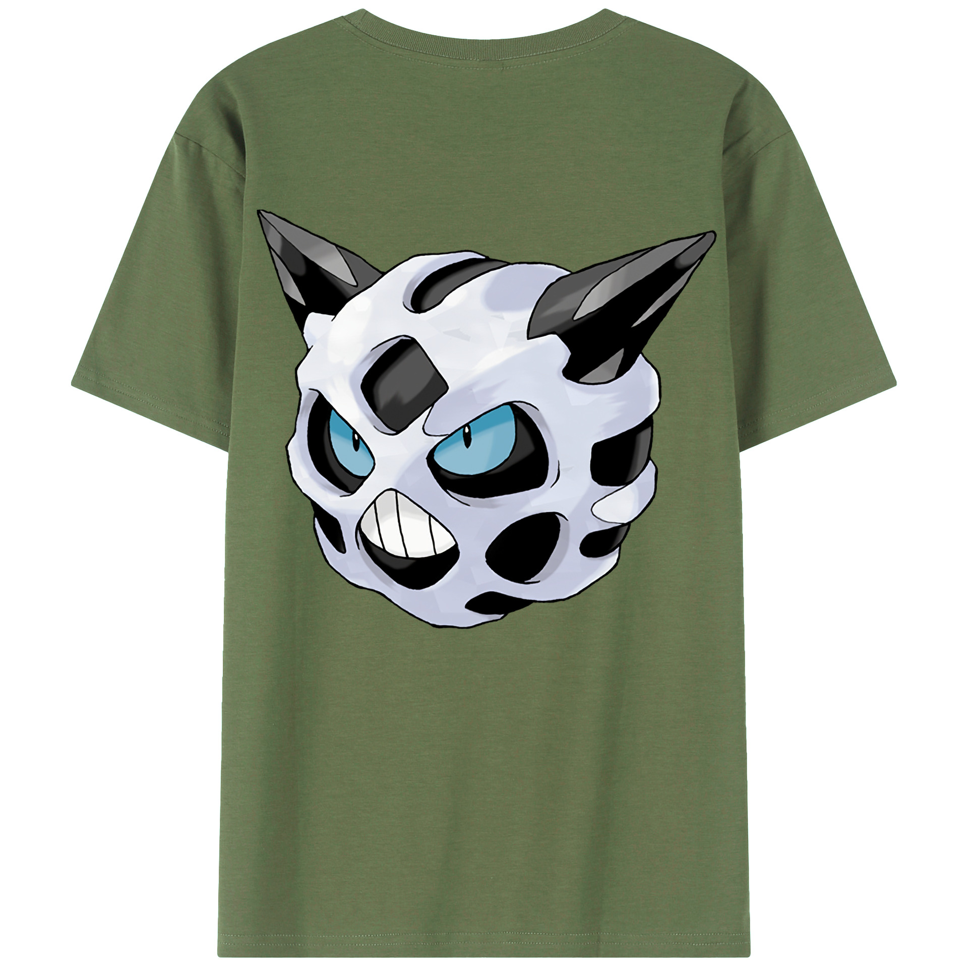 （画像用） ポケットモンスター Pokémon 綿100％ メンズ半袖Tシャツ（バックプリント） 通気性
